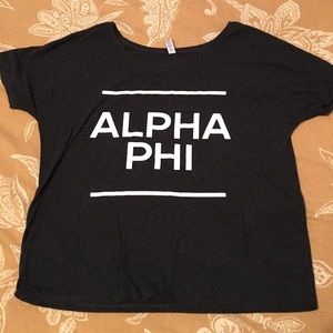 Alpha Phi oversize shirt