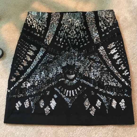 Express Dresses & Skirts - Express sequin skirt