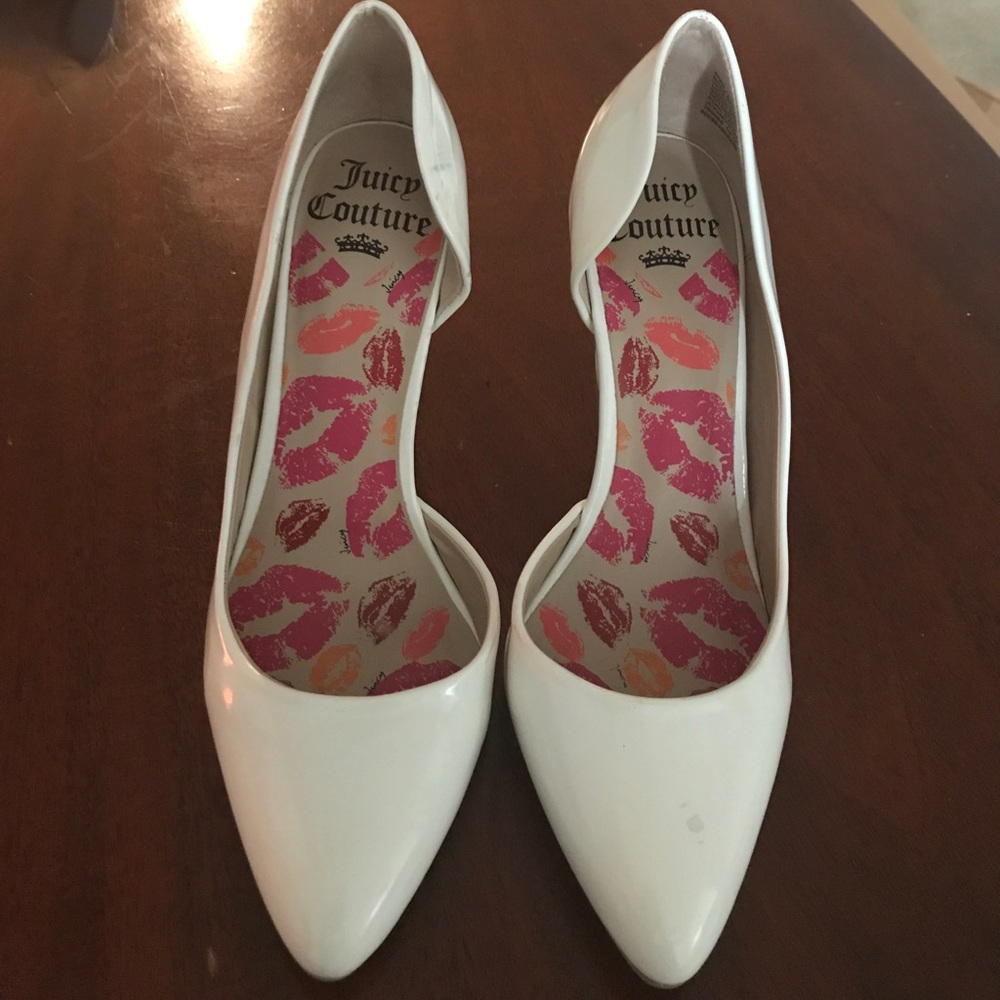 Juicy Couture White Heels