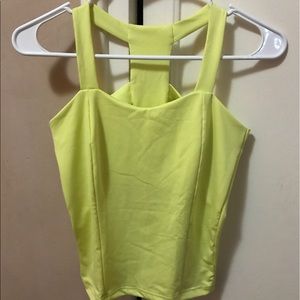 Summer cut out tank top