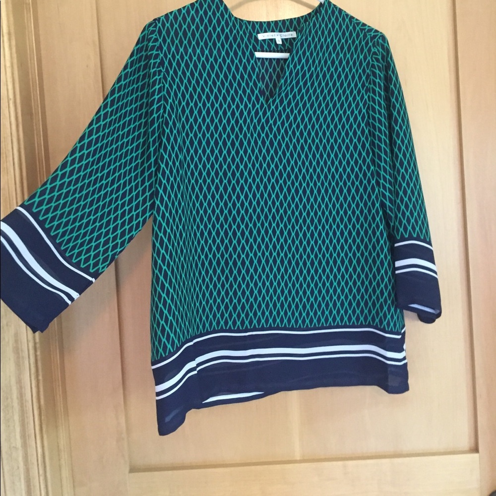 Violet + Claire boho bell sleeve blouse