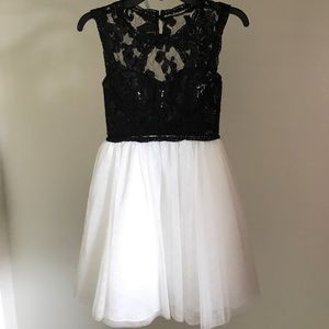 Black & White Formal Dress