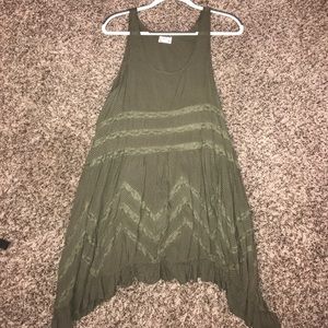 Army green, Free people lace dress