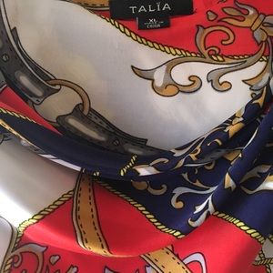 Talia xl dress red white blue gold