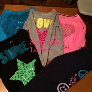 Justice size 16/20 girls winter wardrobe