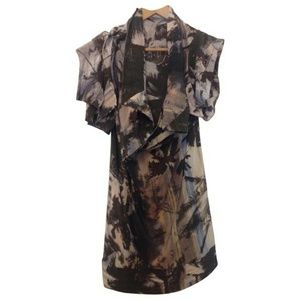 All Saints Spitalfields silk Palm Nami dress US 4