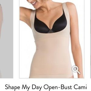 SPANX Shape My Day Open-Bust Cami Nude NWT