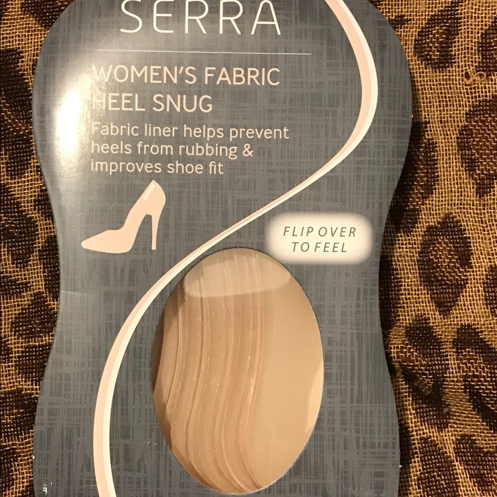 NWT HEEL LINER WOMEN'S FABRIC HEEL SNUG 3 PER PACK