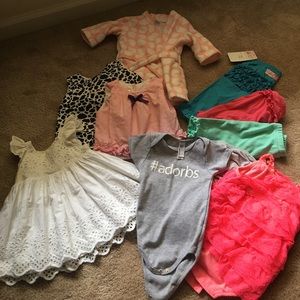 Large 0-3 to 3-6 month baby girl bundle