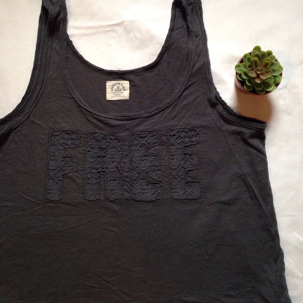 American eagle cropped tank