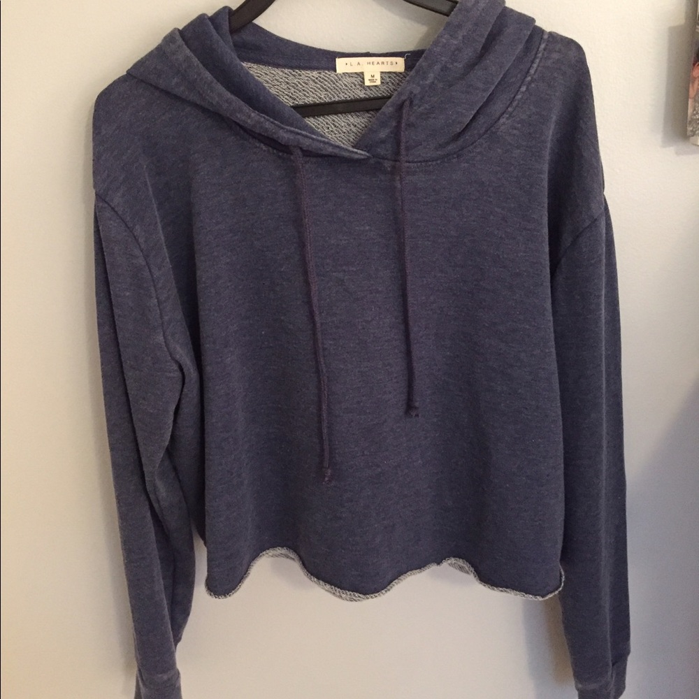 L.A. Hearts cropped Hoodie