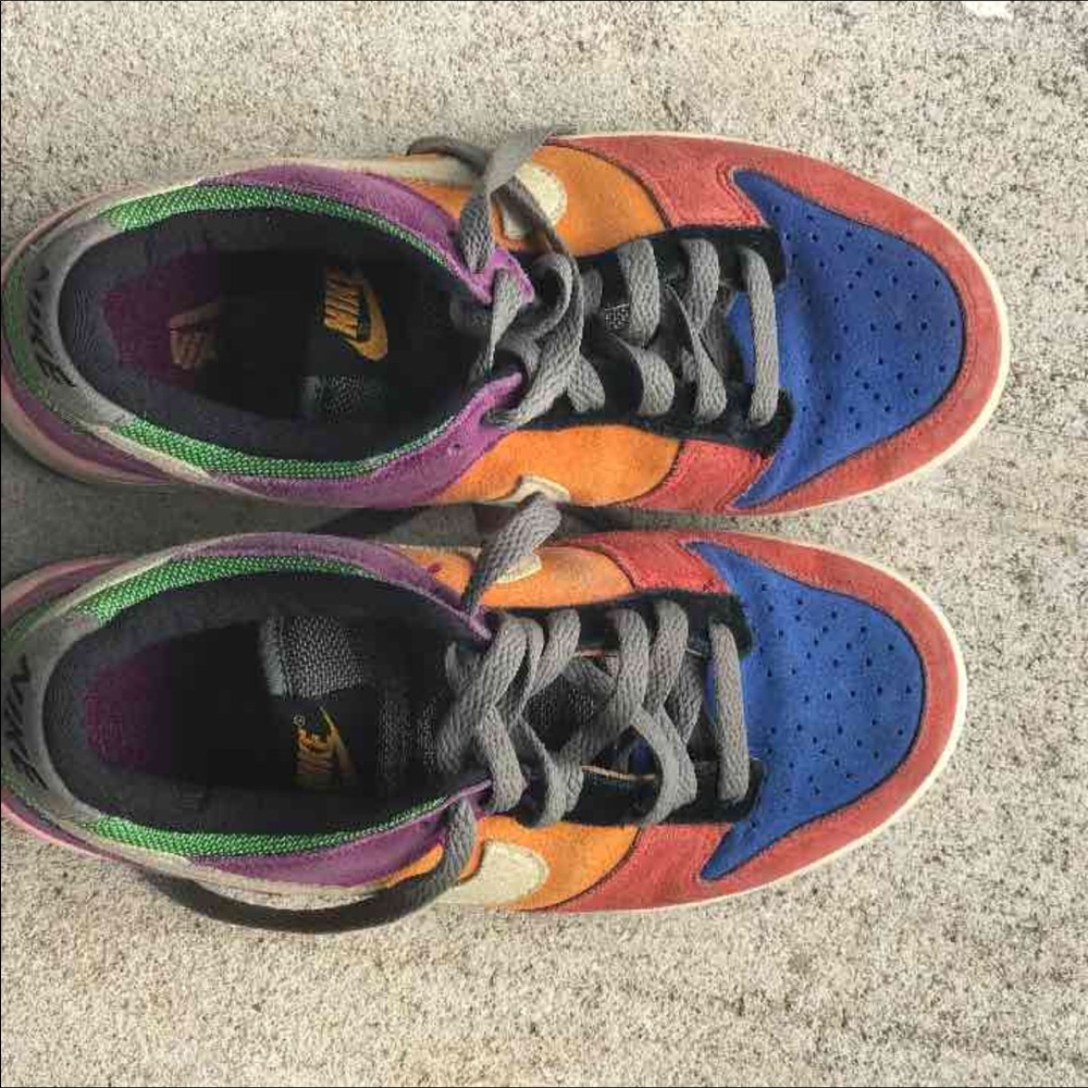 Multi Color Nike SBs