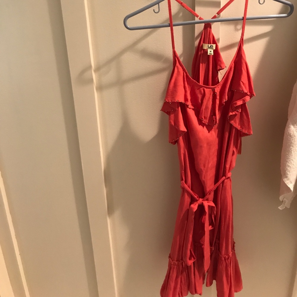 Coral dress