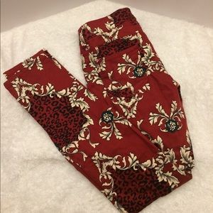 Beautiful size 9 red jegging