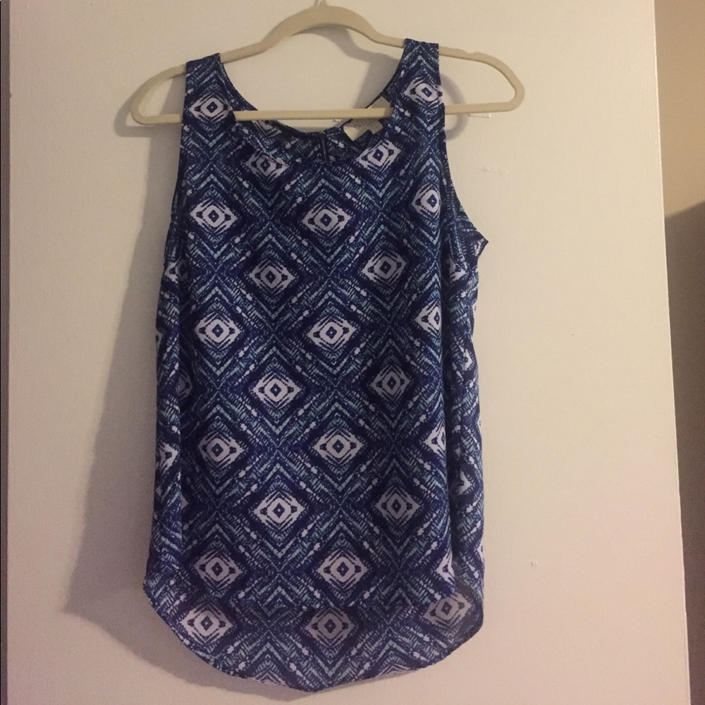 Olive and Oak sleeveless blouse