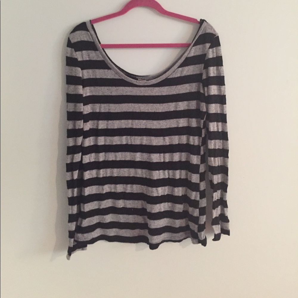 Striped long sleeve shirt