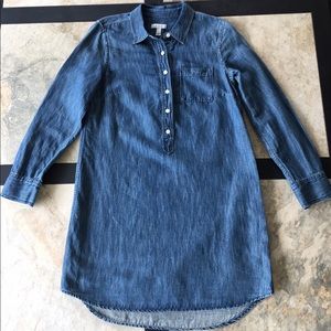 J. Crew Denim Shirt Dress sz 6