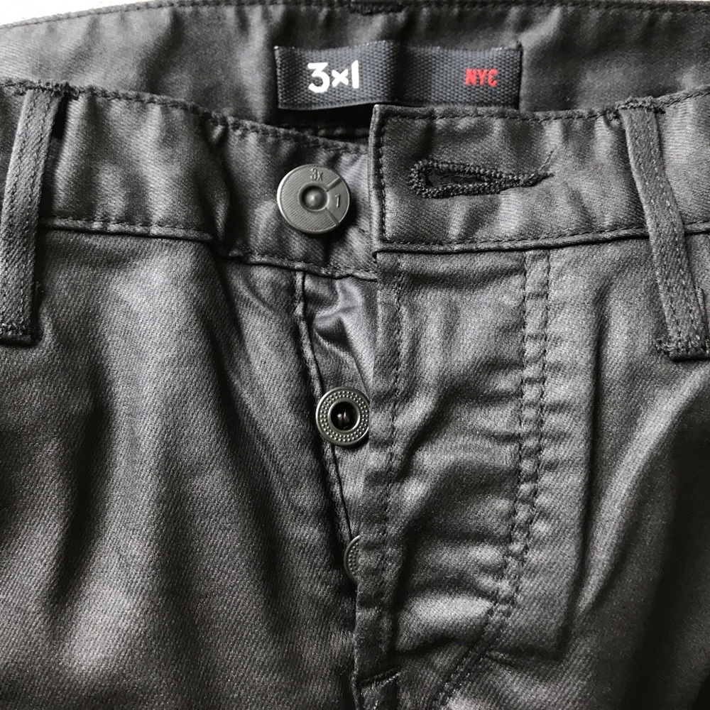 Like new! 3x1 NYC coated jeans
