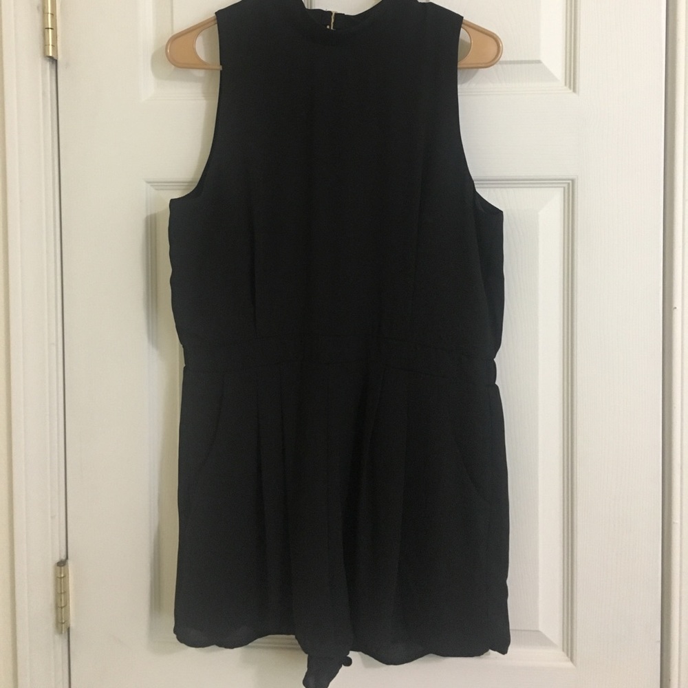 Size Large black romper