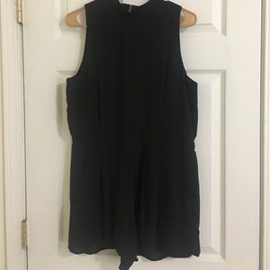 Size Large black romper