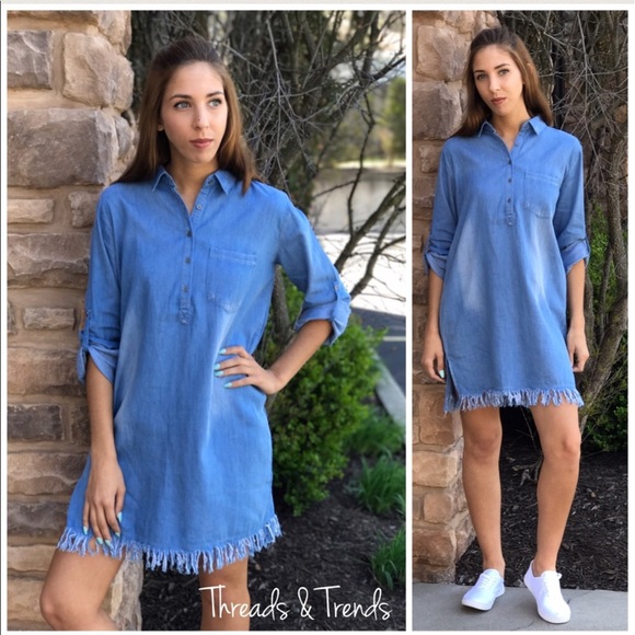 Dresses & Skirts - Denim Shirt Dress