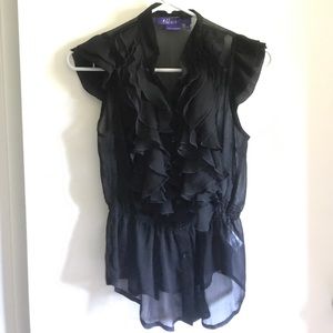 Sheer Miley Cyrus top