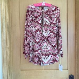 Stone Cold Fox silk romper