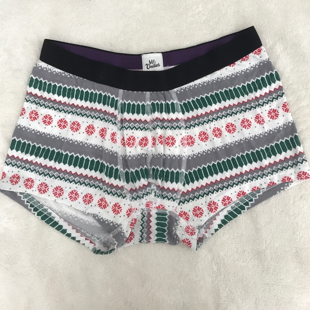 Me Undies Holiday Boxer Briefs, Large