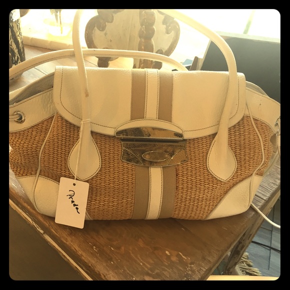 prada weave bag