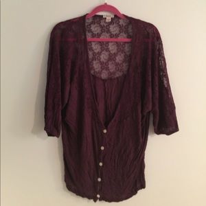 Purple Lacey blouse