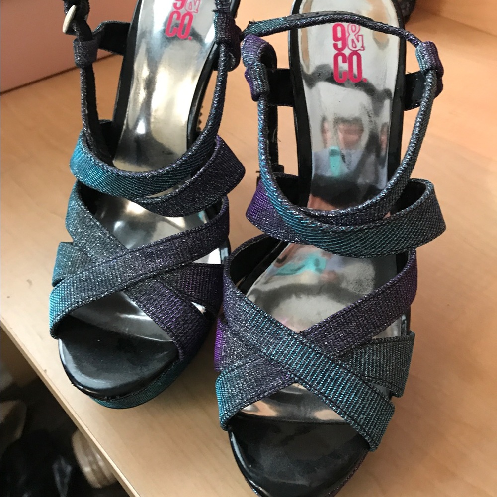 Assorted color heels