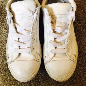 White Converse All Star's