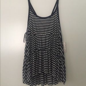 NWT Free People Striped Top