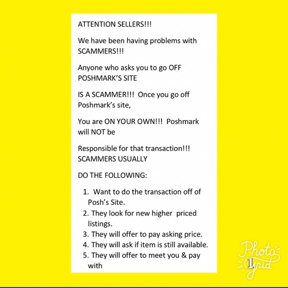 POSH SELLER'S BEWARE!!! •SCAMMER!• - Picture 3 of 8