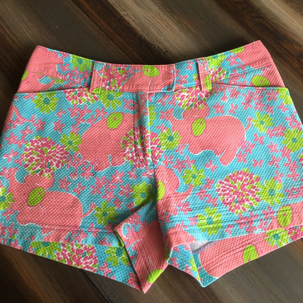 Lily Pulitzer Elephant Shorts