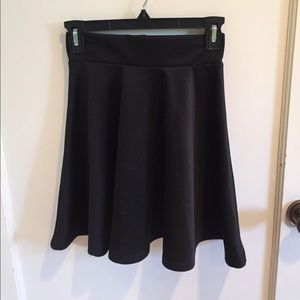black skirt