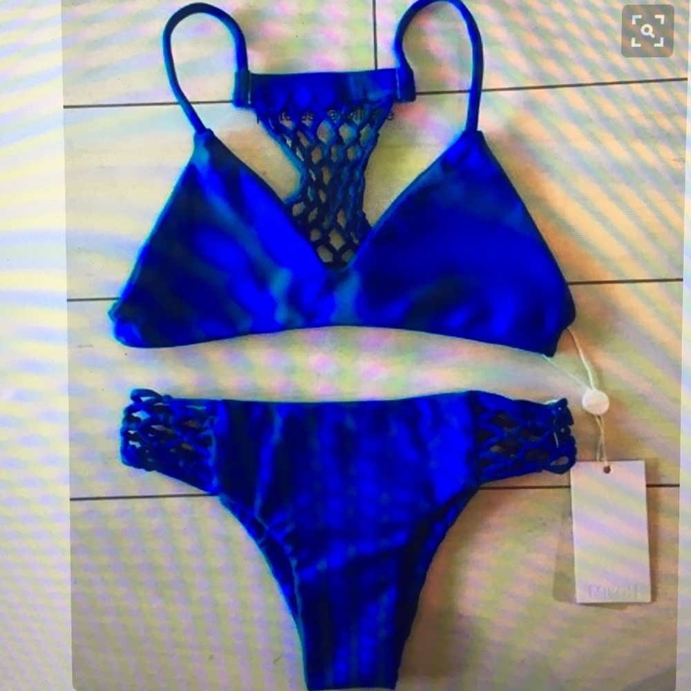Electric Blue Bikini Set