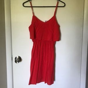 Red H&M dress