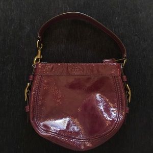 Small purple coach purse