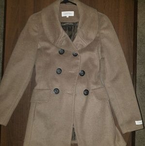 Calvin Klein--Brown, Wool Peacoat Size 2
