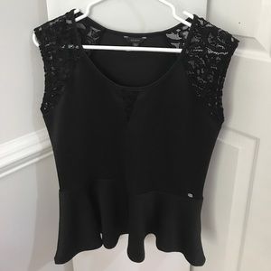 Guess Black Peplum