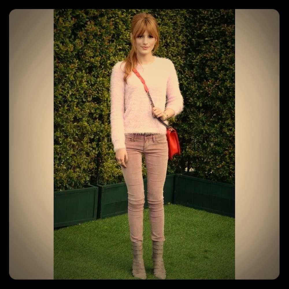 Mauve Free People Skinny Jeans