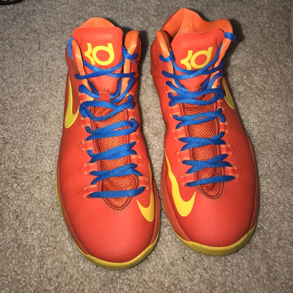 Orange and Yellow KD 5 Size : 6Y