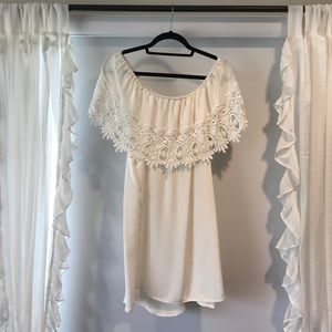 STONE COLD FOX "BONITA DRESS- WHITE