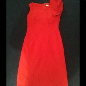 Fabulous red Calvin Klein dress with frills