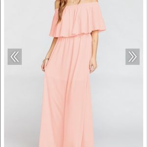 Hacienda Maxi Dress - Frosty Pink Crisp XL