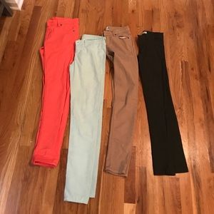 Colored skinny jeans all size S