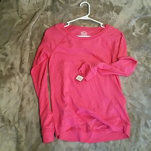 Deep pink long sleeve shirt