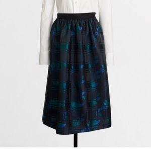 J.Crew Plaid Jacquard Skirt