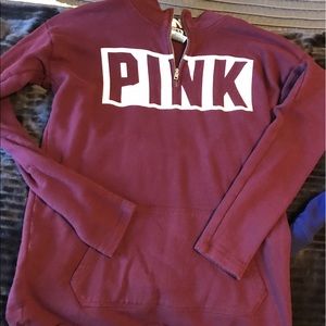 Small Pink sweatshirt - dark purple/ maroon